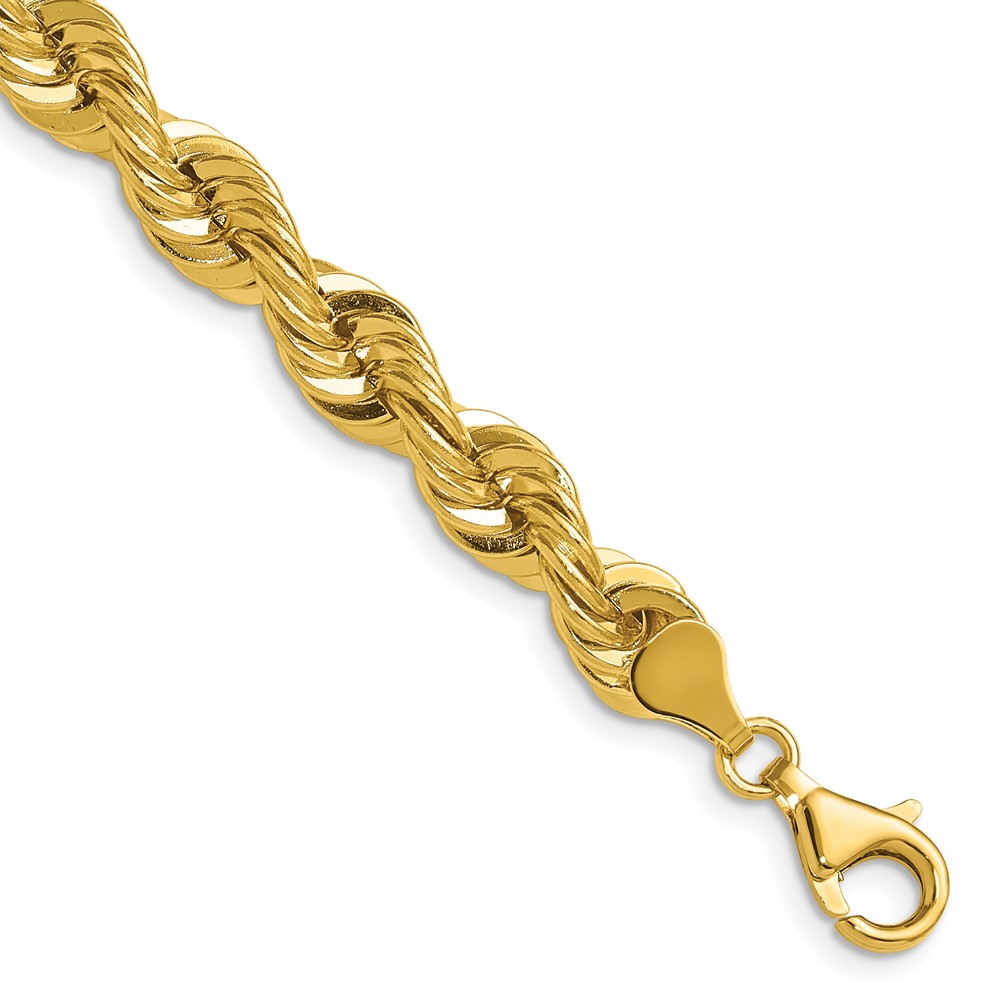 14k 7.5mm Regular Rope Chain - Image 1