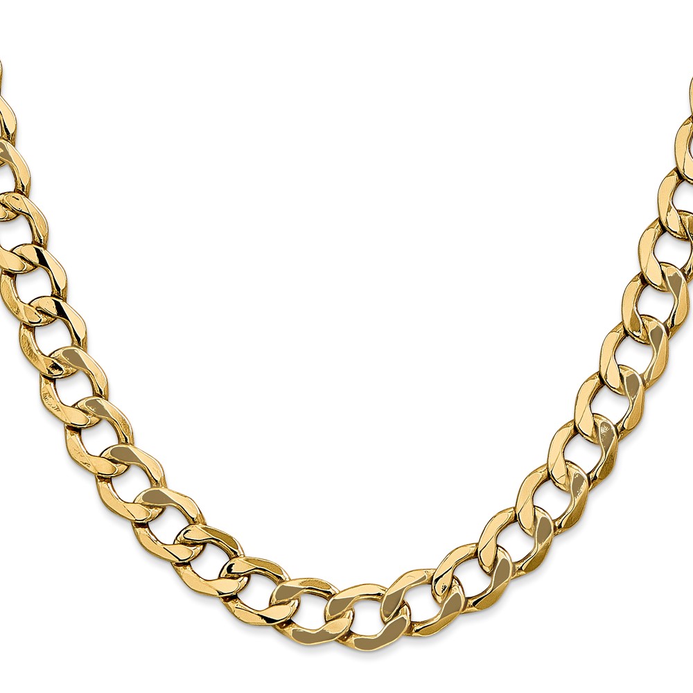 10K 9mm Semi-Solid Curb Chain - Image 2