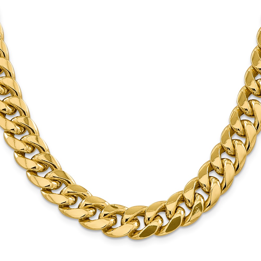 10K 13.2mm Semi-Solid Miami Cuban Chain - Image 2