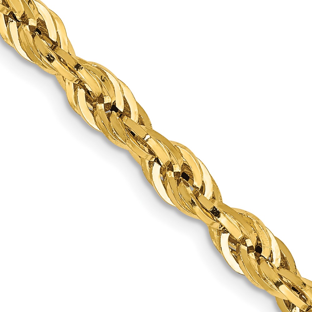 10k 4.25mm Semi-Solid Rope Chain - Image 1