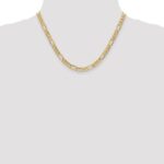 10k 6.25mm Semi-Solid Figaro Chain - Image 4