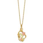 10k Tri-color Black Hills Gold Necklace - Image 2