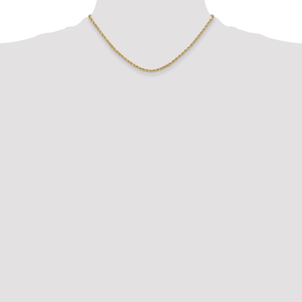 10k 3mm Semi-solid D/C Rope Chain - Image 4