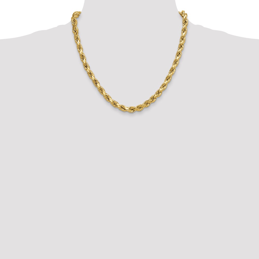 10k 8.0mm Semi-solid D/C Rope Chain - Image 4