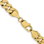 10k 8.25mm Flat Beveled Curb Chain - Image 3