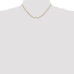 10k 2.2mm Flat Figaro Chain - Image 4