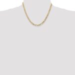 10K 4.75mm Flat Figaro Chain - Image 4