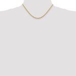 10k 2.75mm Diamond-cut Rope Chain - Image 4