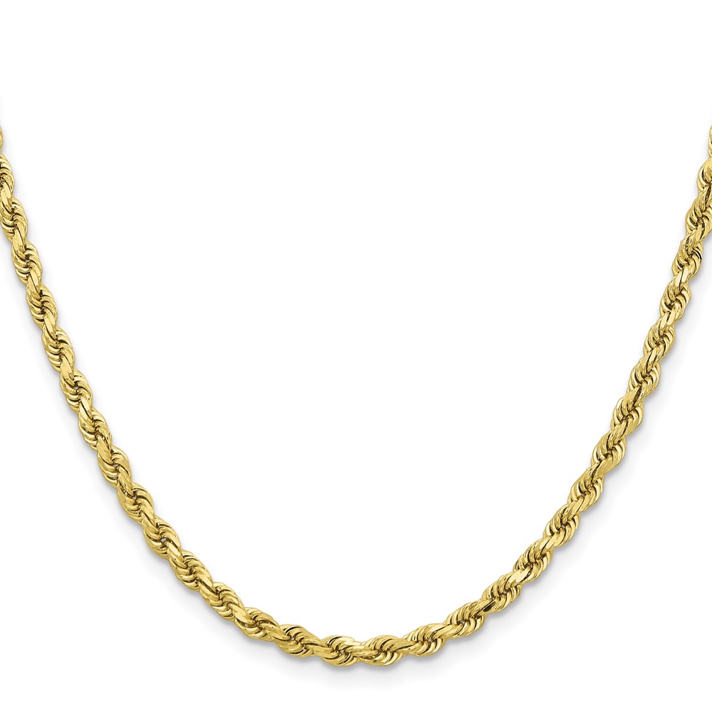 10k 3.75mm Diamond-cut Rope Chain - Image 2