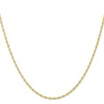 10k 1.55mm Carded Cable Rope Chain - Image 2