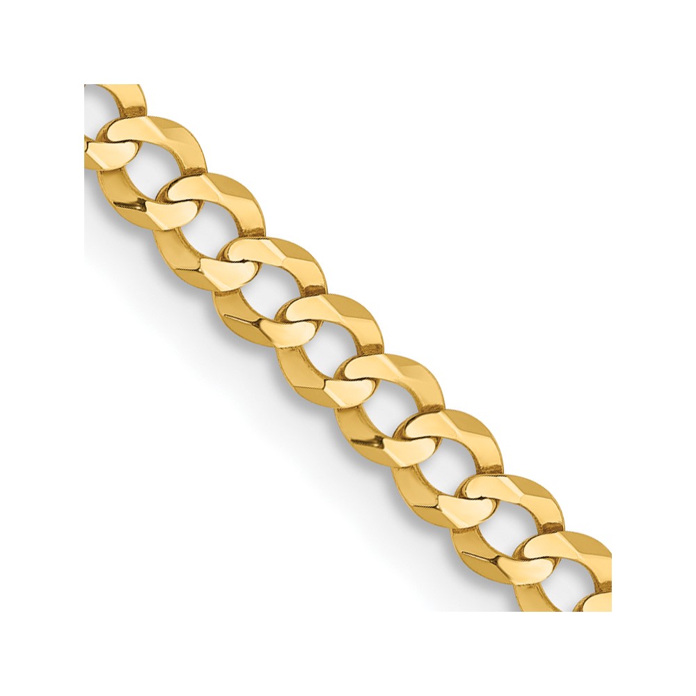 10K 3.1mm Lightweight Flat Cuban Chain - Image 1