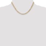 10K 4.5mm Open Concave Curb Chain 10K - Image 4