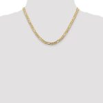 10k 5.5mm Concave Open Figaro Chain - Image 4