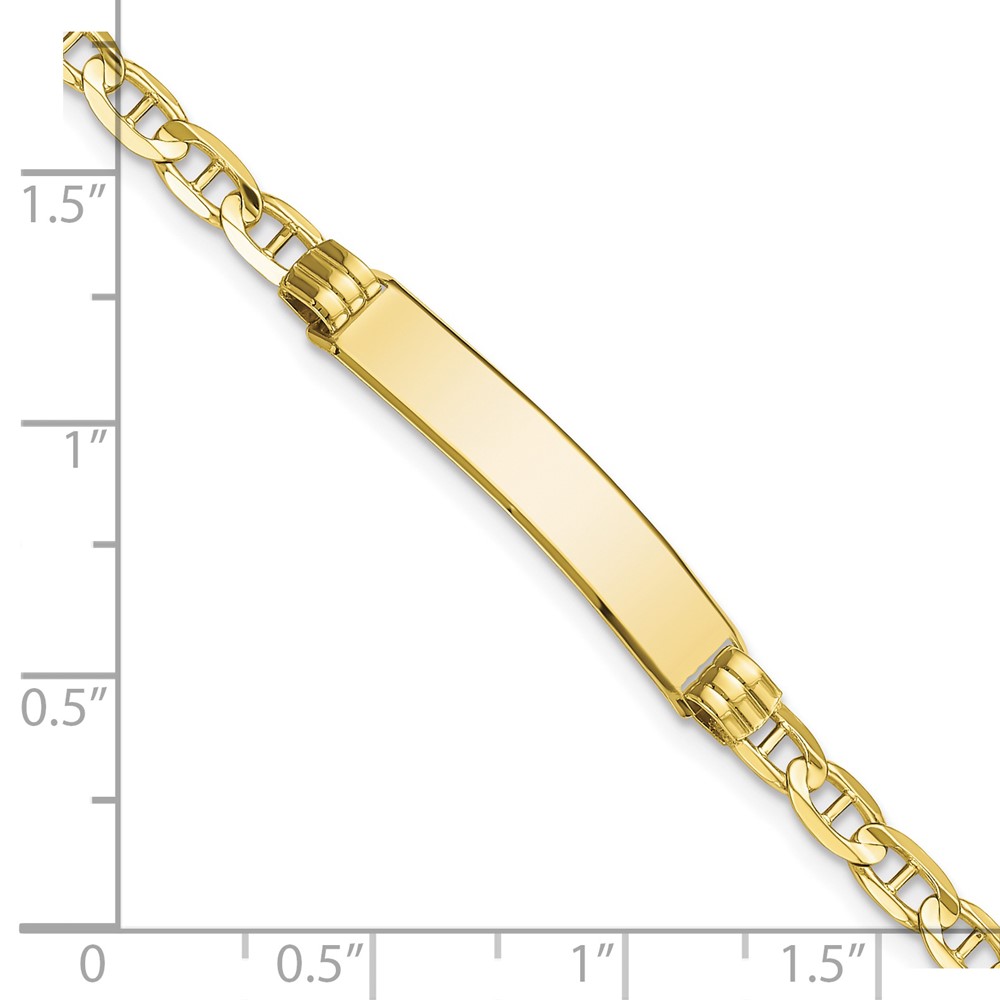 10k Anchor Link ID Bracelet - Image 3