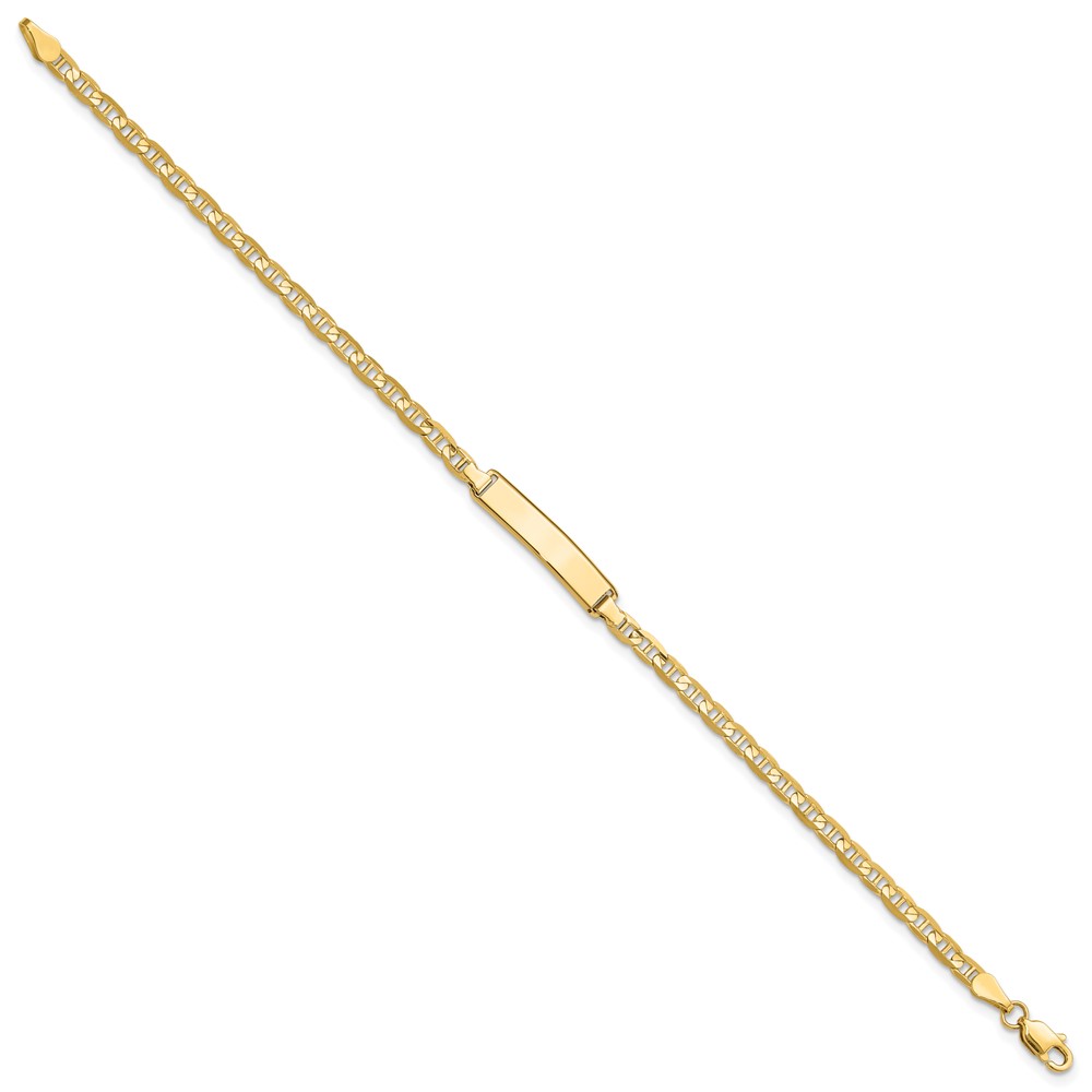 10k Anchor Link ID Bracelet - Image 2