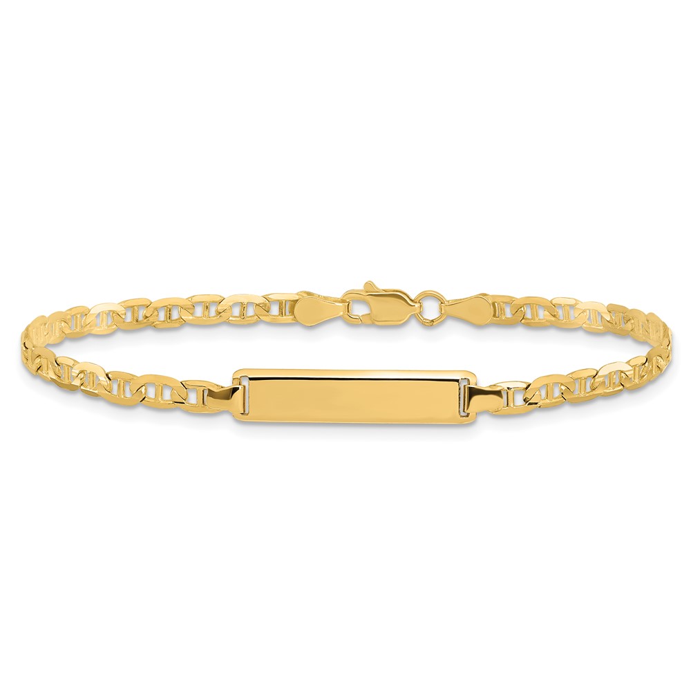 10k Anchor Link ID Bracelet - Image 3