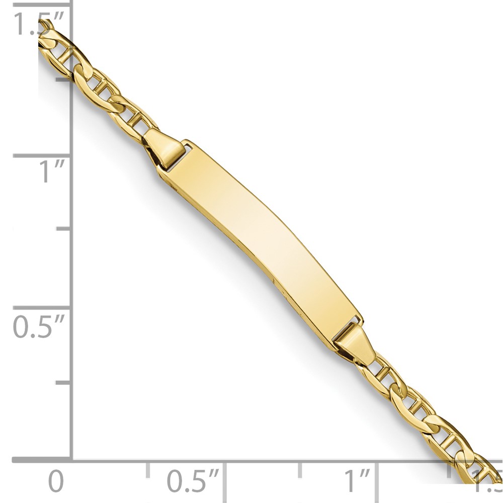 10k Anchor Link ID Bracelet - Image 4