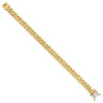 10k 8.7mm Hand-polished Miami Cuban Chain Link Bracelet - Image 3