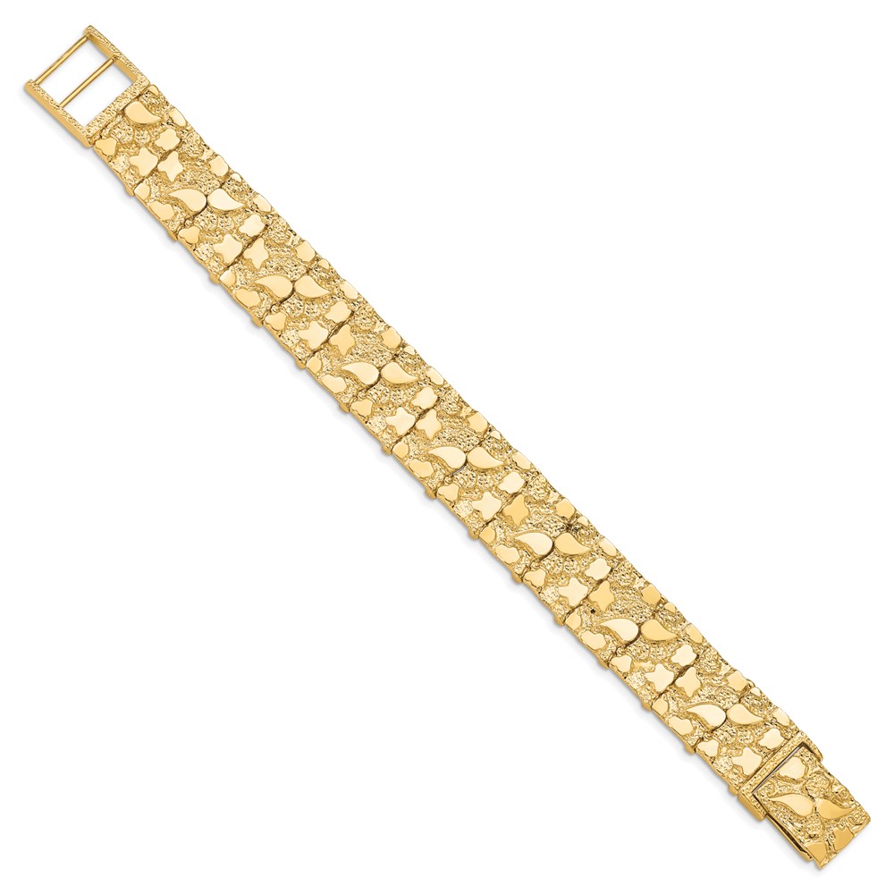 10k 15.0mm NUGGET Bracelet - Image 2