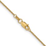 10k 1mm Round Open Link Cable Chain - Image 3