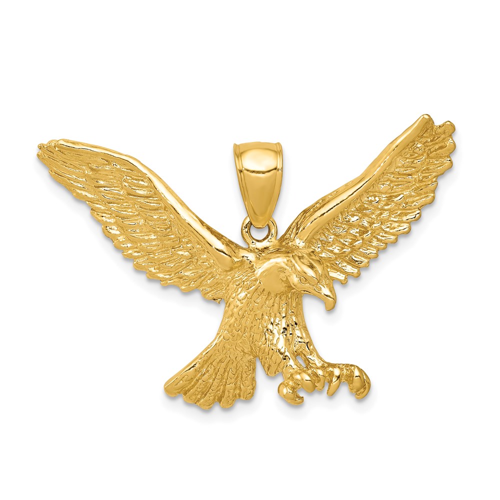 14k Eagle Pendant - Image 1