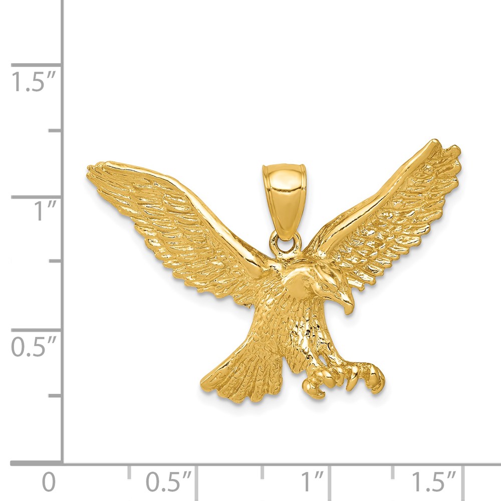 14k Eagle Pendant - Image 4