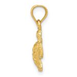 14K Turtle Pendant - Image 2