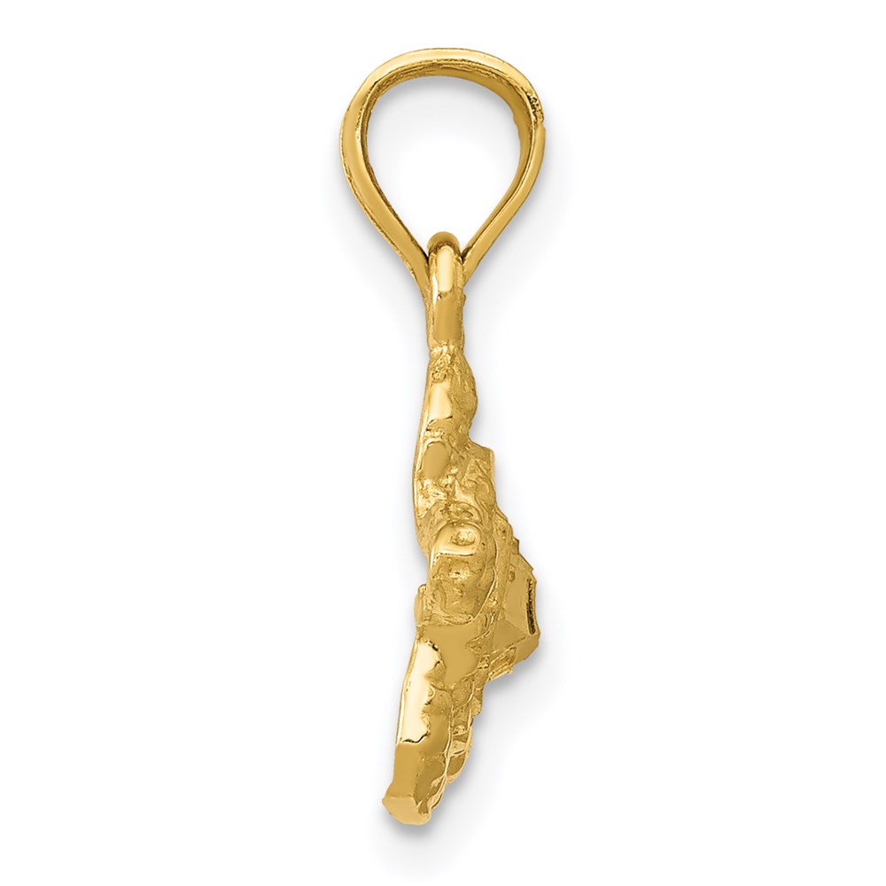14K Turtle Pendant - Image 2