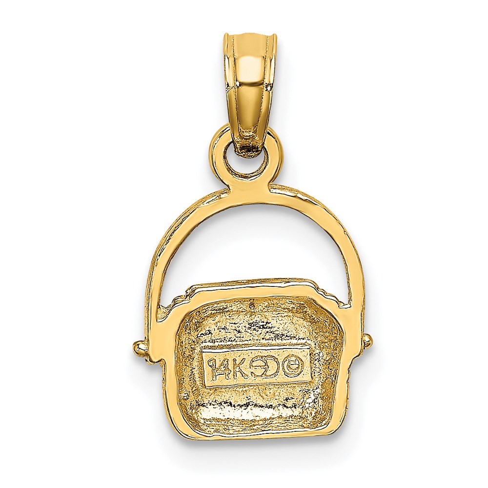 14K 2-D Nantucket Basket Charm - Image 4