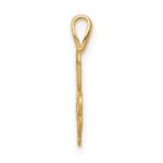 10k Heart Clover Charm - Image 2