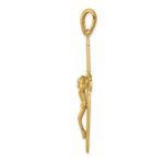 10k Polished Crucifix Pendant - Image 2