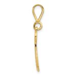 10k Initial W Pendant - Image 2