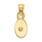 10K Polished 3-D Moveable Pulley Charm - Image 4