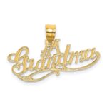 10K #1 GRANDMA Pendant