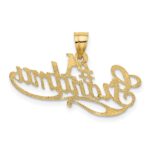10K #1 GRANDMA Pendant - Image 3
