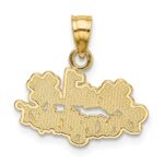 10k #1 DAUGHTER with Flowers Charm - Image 4