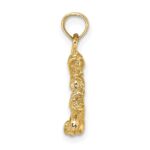 10K 3-D Virgo Zodiac Pendant - Image 2