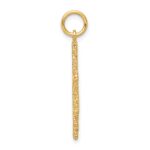 10K Nugget Cross Charm - Image 2