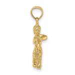 10K 3-D Sagittarius Zodiac Pendant - Image 2