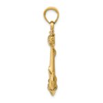 10k 3-D Anchor with Rope Pendant - Image 2