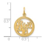 10k SWEET 16 Charm - Image 3