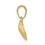 10k Scallop Shell Pendant - Image 2