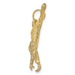 10k Textured Eagle Landing Pendant - Image 2