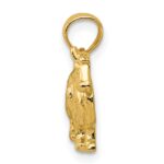 10k Collie Dog Pendant - Image 2