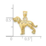 10k Dalmatian Dog Charm - Image 3