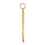 10K 3-D Tennis Racquet Pendant - Image 2