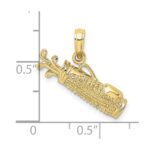 10k Golf Bag Charm - Image 3