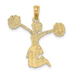 10k Cheerleader Jumping with Pom-Pom's Charm - Image 4