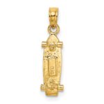 10K 3-D Skate Board Charm - Image 4