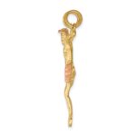 10k Two-tone Rose Corpus Pendant - Image 2